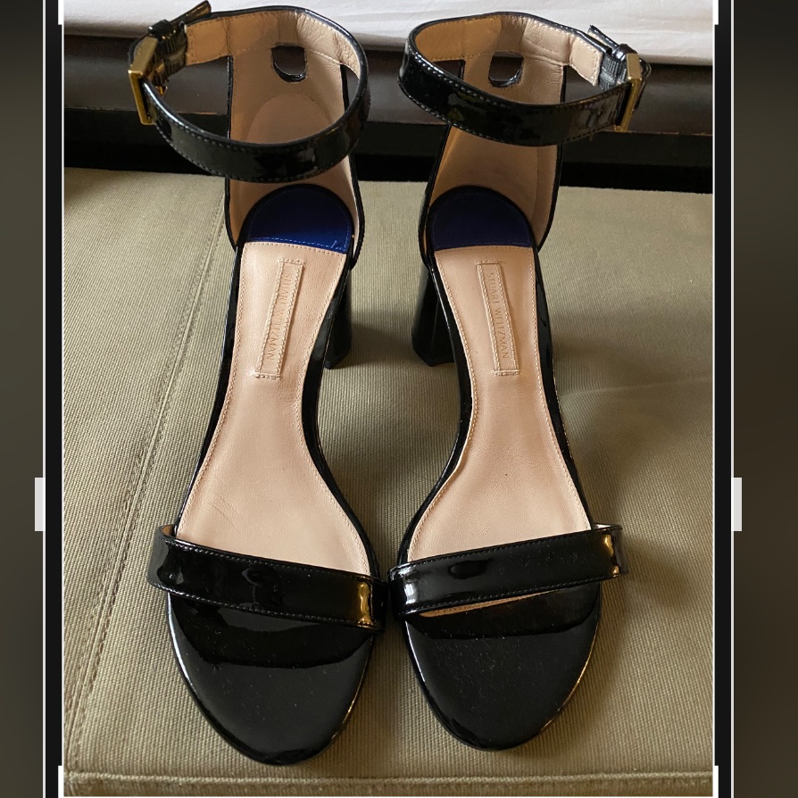Stuart Weitzman Nudist Ankle Strap Sandal Size 5m